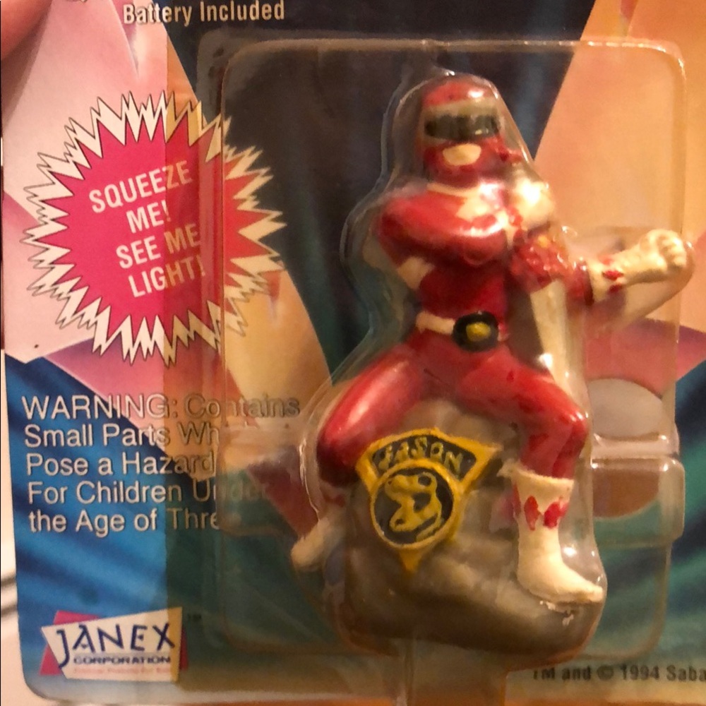Power Ranger Red Squeeze Light - Picture 2 of 3